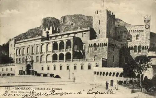 Ak Monaco, Palais du Prince,  s Gebäude, edle Architektur
