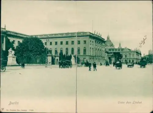Klapp Ak Berlin Mitte, Unter den Linden