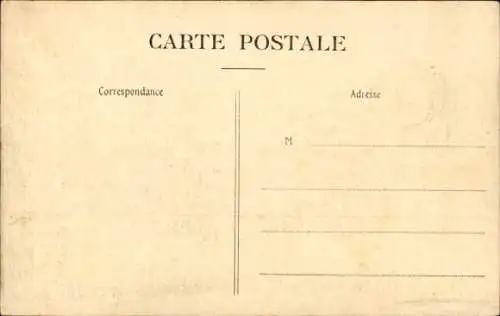 Ak Saint Masmes Marne, Straßenansicht