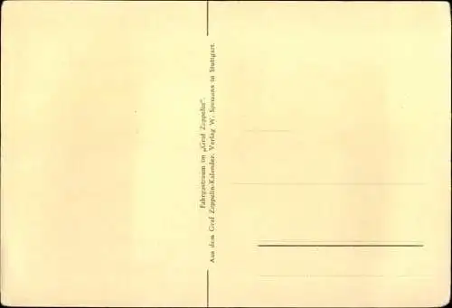 Ak Graf Zeppelin, LZ 127, Fahrgastraum, Innenansicht