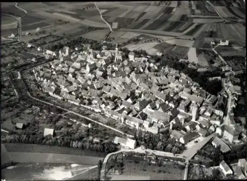 Foto Kitzingen in Mainfranken Bayern, Fliegeraufnahme