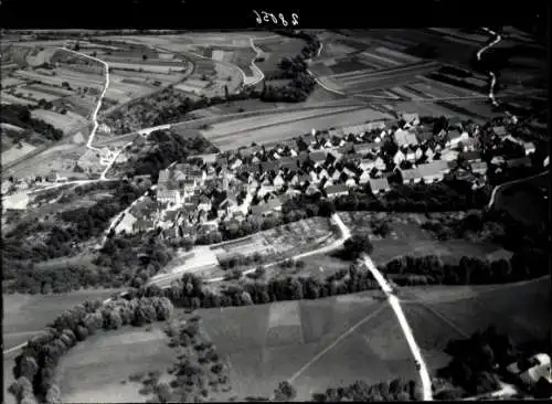 Foto Sickershausen Kitzingen in Mainfranken Bayern, Fliegeraufnahme