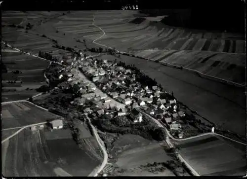 Foto Eyershausen Bad Königshofen im Grabfeld, Fliegeraufnahme