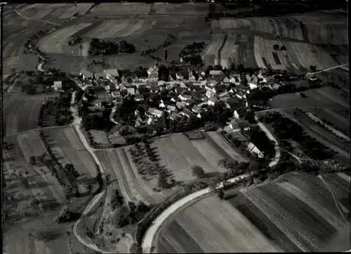 Foto Aub in Unterfranken, Fliegeraufnahme