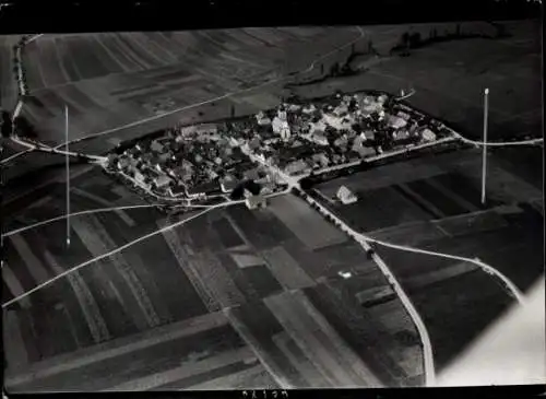 Foto Ostheim vor der Rhön Unterfranken, Fliegeraufnahme