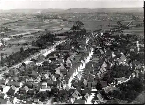 Foto Großgartach Leingarten in Württemberg, Fliegeraufnahme
