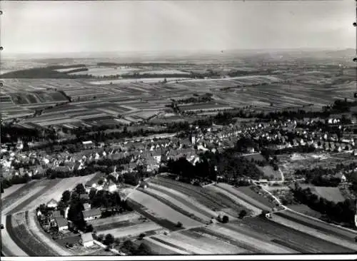 Foto Großgartach Leingarten in Württemberg, Fliegeraufnahme