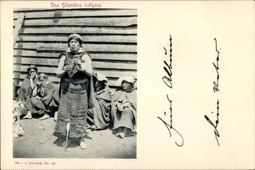 Ak Una Hilandera indígena, Südamerika