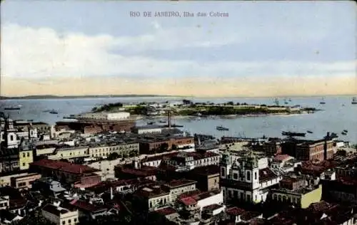 Ak Rio de Janeiro Brasilien, Ilha das Cobras