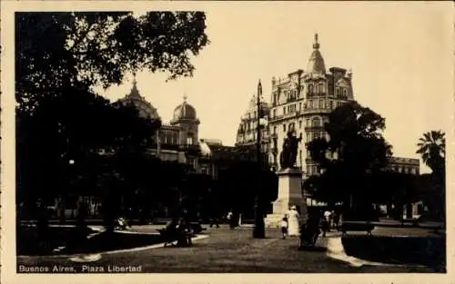 Ak Buenos Aires, Argentina, Plaza Libertad