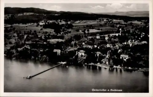 Ak Gaienhofen Bodensee, Blick auf den Ort mit Häusern