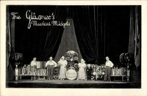 Ak Glässner's Musical Midgets, Liliputaner