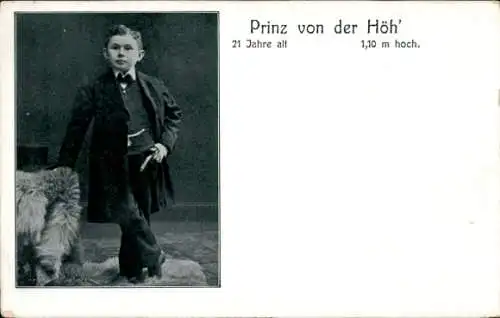 Ak Prinz von der Höh, Liliputaner