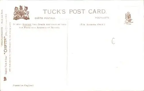 Künstler Ak Pferderennsport, Reiter, Hindernis