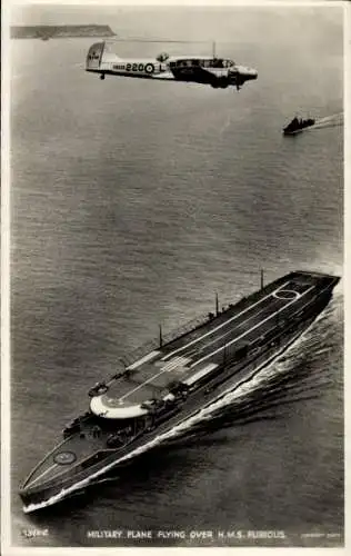 Ak Britisches Militärschiff, Flugzeugträger