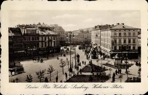 Ak Lwiw Lwów Lemberg Ukraine, Haliczer Platz