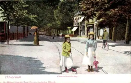 Ak Hilversum Nordholland Niederlande, 's Gravenlandscheweg, Mädchen
