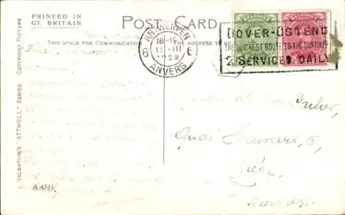 Künstler Ak Attwell, Mabel Lucy, Junge, zerrissene Hose