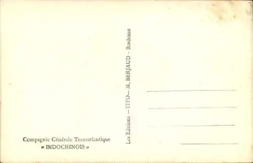 CPA Compagnie Générale Transatlantique, Indochinois
