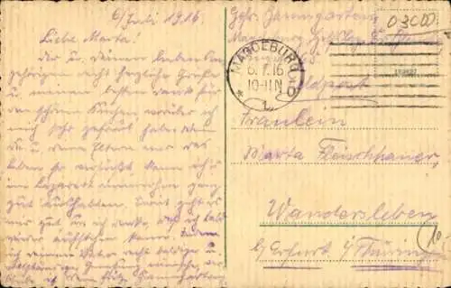 Ak Magdeburg an der Elbe,  Elbansicht mit Dom.