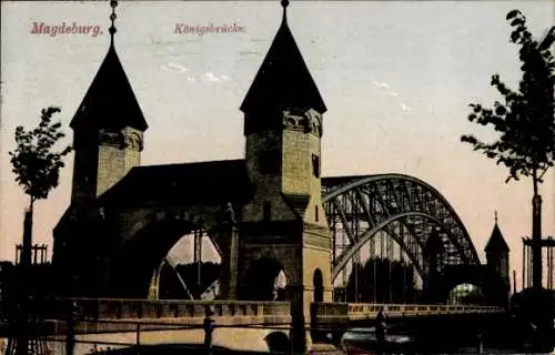 Ak Magdeburg, Königsbrücke