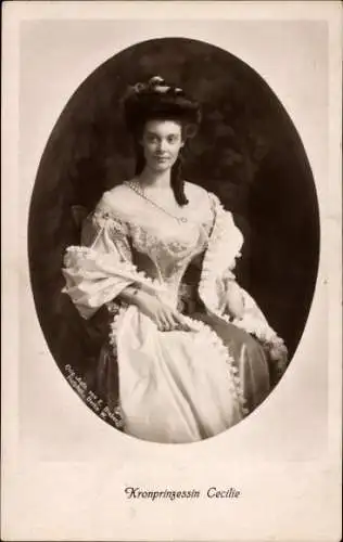 Ak Kronprinzessin Cecilie von Preußen