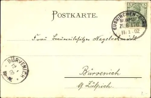 Ak Kronprinz Wilhelm von Preußen, Portrait als Student