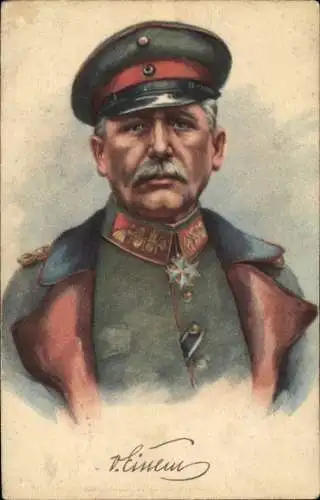 Künstler Ak Schneider, Rud., von Einem, Portrait, Reklame, Zigarettenfabrik Georg A. Jasmatzi AG