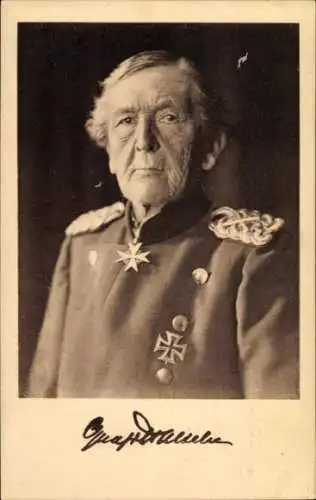 Ak Generalfeldmarschall Gottlieb Graf von Haeseler, Eisernes Kreuz