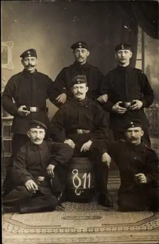 Foto Ak Gruppenbild, Soldaten