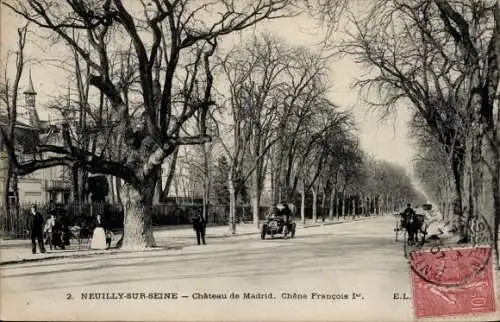 Ak Neuilly sur Seine Hauts de Seine, Château de Madrid