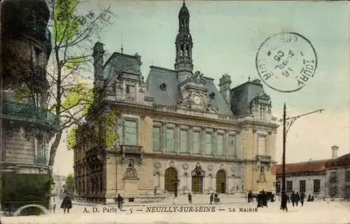 Ak Neuilly sur Seine Hauts de Seine, La Mairie