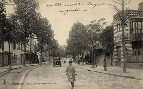 Ak Suresnes Hauts de Seine, Boulevard de Versailles