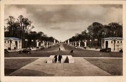 Ak Berlin Tiergarten, Ostwest-Achse