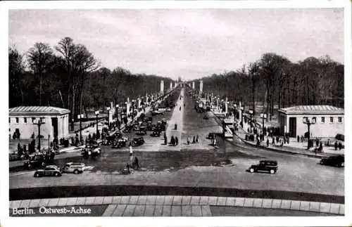 Ak Berlin Tiergarten, Ostwest-Achse