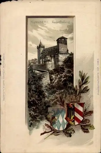 Ak Nürnberg in Mittelfranken, Kaiserstallung, Wappen