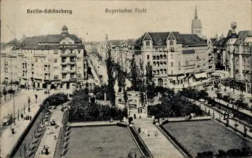 Ak Berlin Schöneberg, Bayerischer Platz, Gebäude