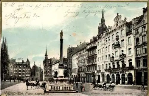 Ak München, Marienplatz