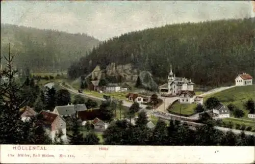 Ak Hölle Naila in Oberfranken, Gesamtansicht