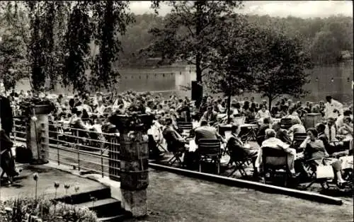 Ak Berlin Zehlendorf Wannsee, Pavillon Stölpchensee, Terrasse