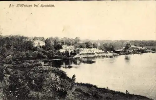 Ak Berlin Spandau, Am Stößensee