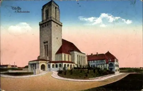 Ak Görlitz in der Lausitz, Kreuzkirche