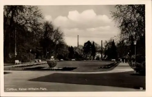 Ak Cottbus in der Niederlausitz, Kaiser-Wilhelm-Platz