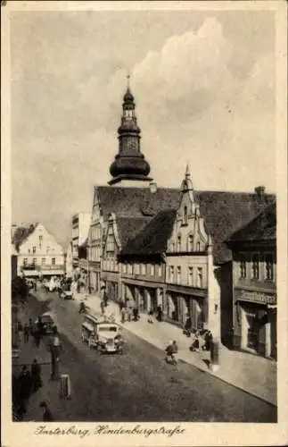 Ak Tschernjachowsk Insterburg Ostpreußen,  Hindenburgstraße