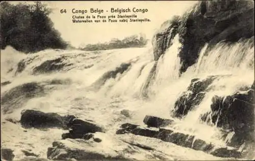 Ak Kisangani Stanleyville DR Kongo Zaire, Chutes de la Pozo