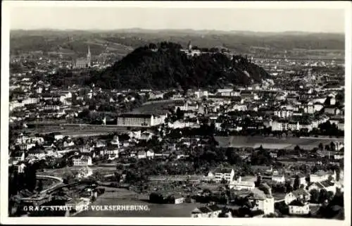 Ak Graz in der Steiermark, Blick über die Stadt