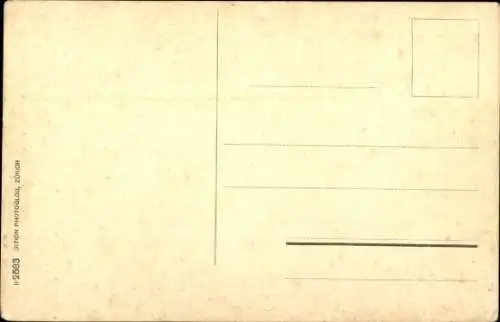 Ak Realp Uri Schweiz, Dorfansicht, Berge im Hintergrund, Kirche, alte Gebäude