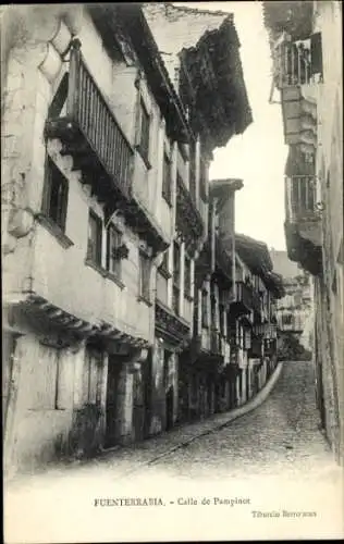 Ak Hondarrabia Hondarrabia Baskenland, Calle de Pampinot