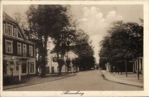 Ak Ahrensburg in Holstein, Straßenansicht
