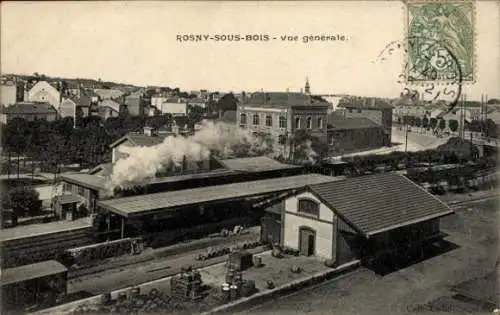 CPA Rosny sous Bois Seine Saint Denis, vue générale